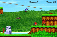 Sonic Flash Game